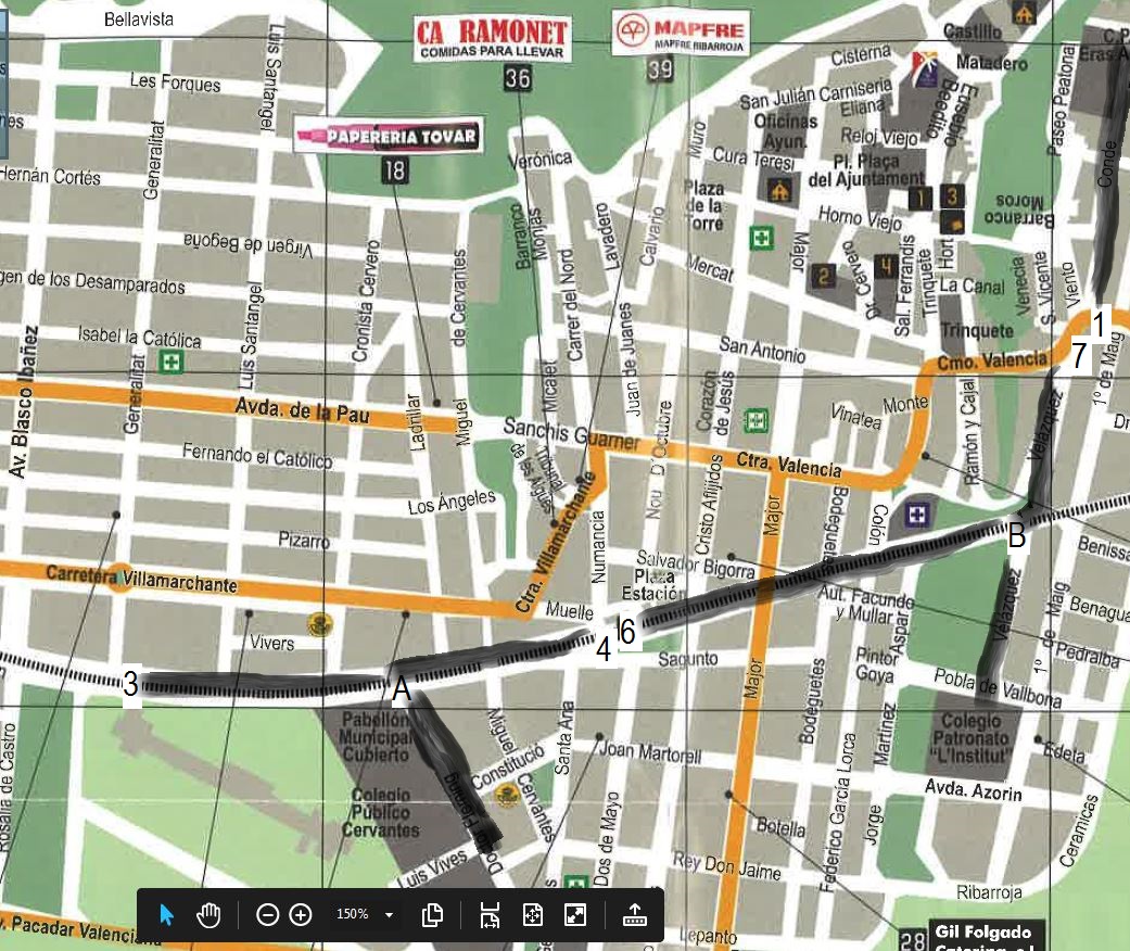 Riba-roja projecta set itineraris urbans senyalitzats per a anar de forma segura al collegi