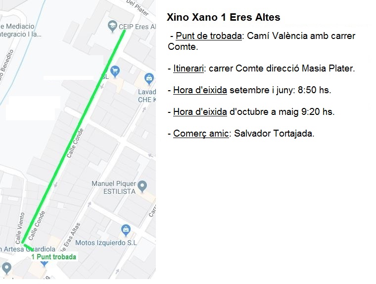 Riba-roja proyecta siete itinerarios urbanos se�alizados para ir de forma segura al colegio