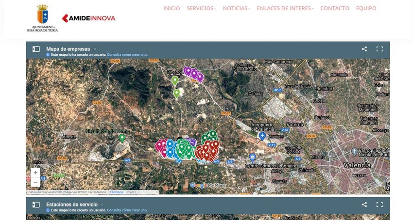 Riba-roja geolocaliza m�s de 800 empresas del pol�gono industrial para facilitar a clientes y proveedores su ubicaci�n