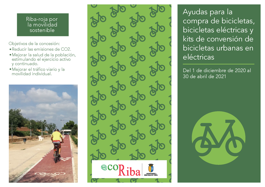 Ajudes per a la compra de bicicletes, bicicletes elctriques i kits de conversi de bicicletes urbanes en elctriques 2021