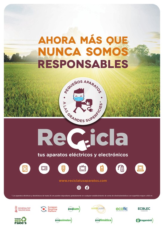 La campanya 'Recicla els teus aparells' inaugura nova edició en Riba-roja