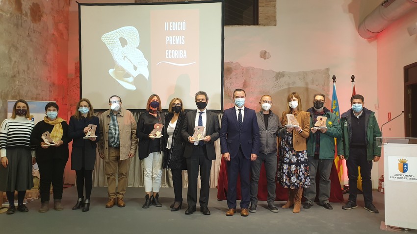 Riba-roja concedeix els premis EcoRiba de 2021 a les persones i entitats per la seua labor de difusió del respecte al medi ambient en el sector de l'Educació, l'empresa, el paisatge, societat i mitjans de comunicació