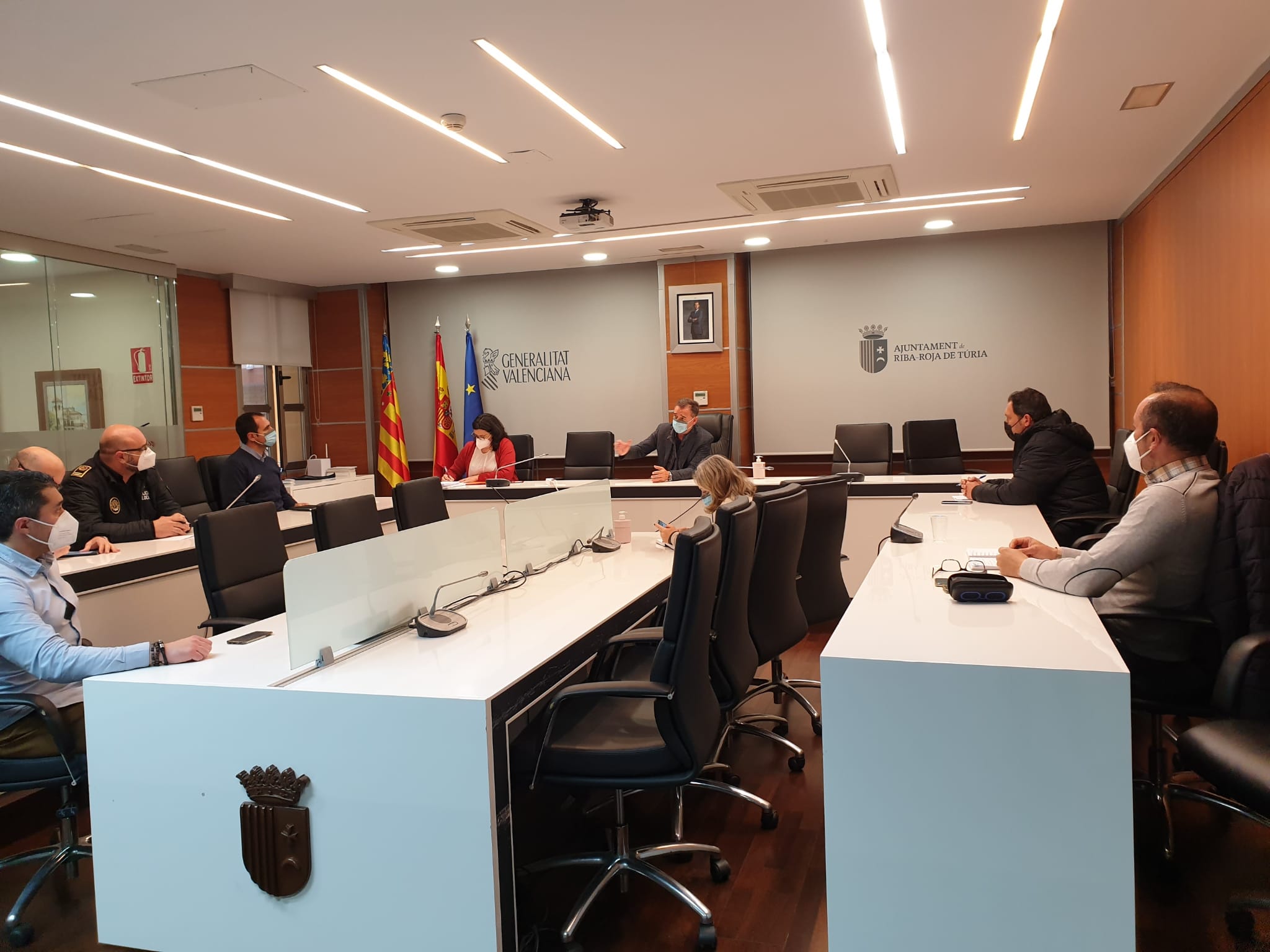 L'Ajuntament activa la Comissió d'Emergències davant l'alerta de pluges persistents en Riba-roja