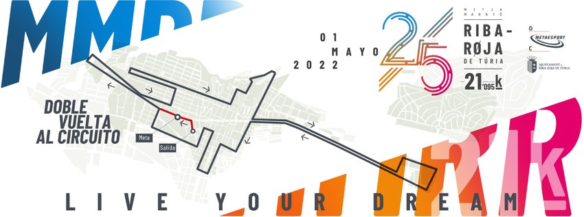 Recorridos Media Maratón Riba-roja de Túria edición 2022