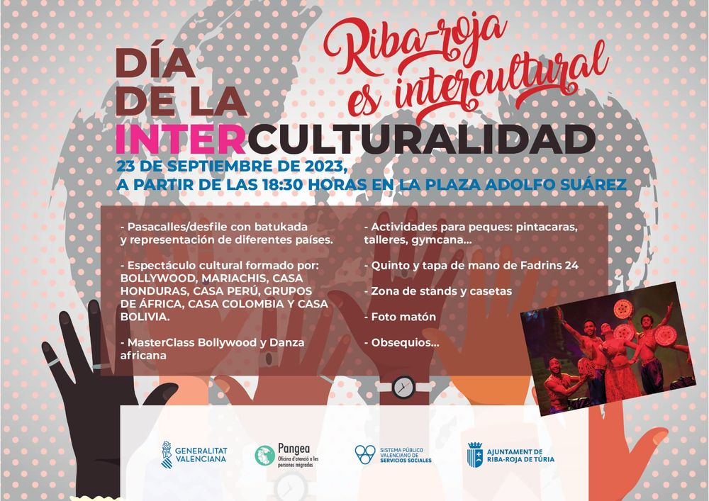 Riba-roja celebra la Interculturalitat aquest dissabte 23 de setembre
