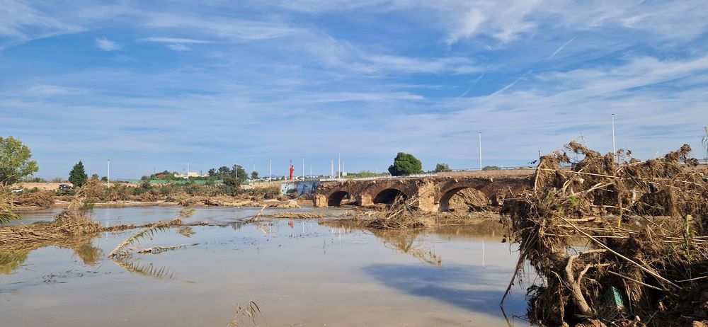 Riba-roja de Tria reconstruir el 'Pont Vell' del siglo XVI destruido por la DANA que serva para comunicar el casco urbano con los campos de cultivo del rea norte del trmino municipal
