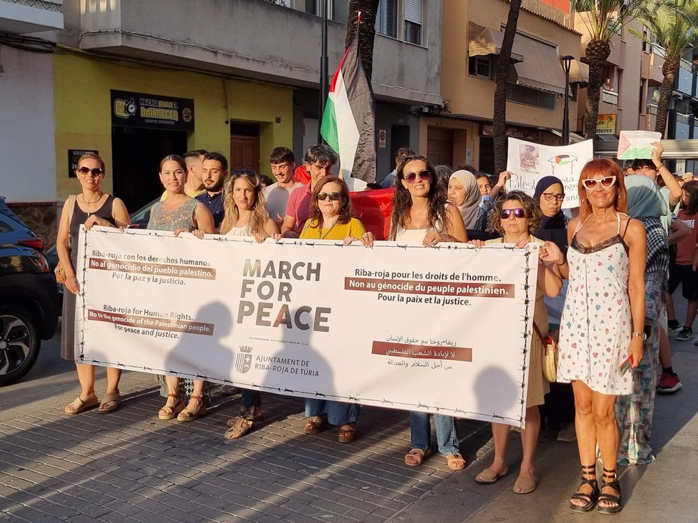 Riba-roja diu prou a la barbrie israeliana a Gaza