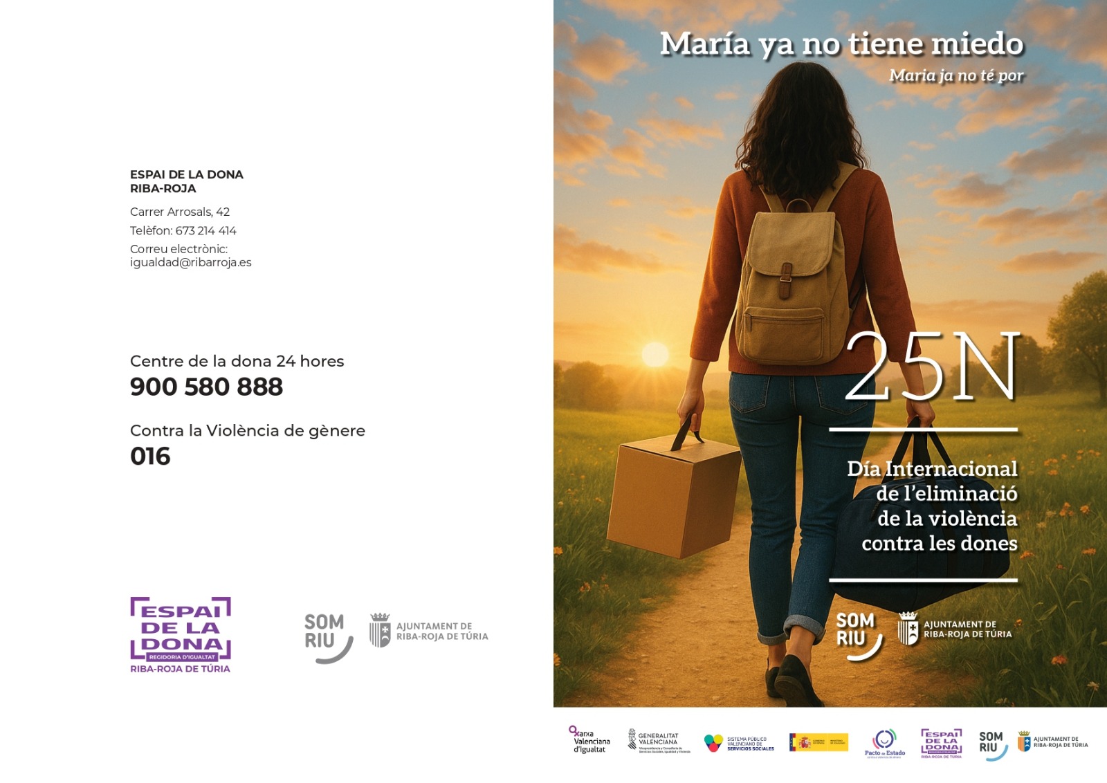 La monologuista Saray Cerro reivindicar� la igualtat en la IV Nit Violeta a Riba-roja de T�ria