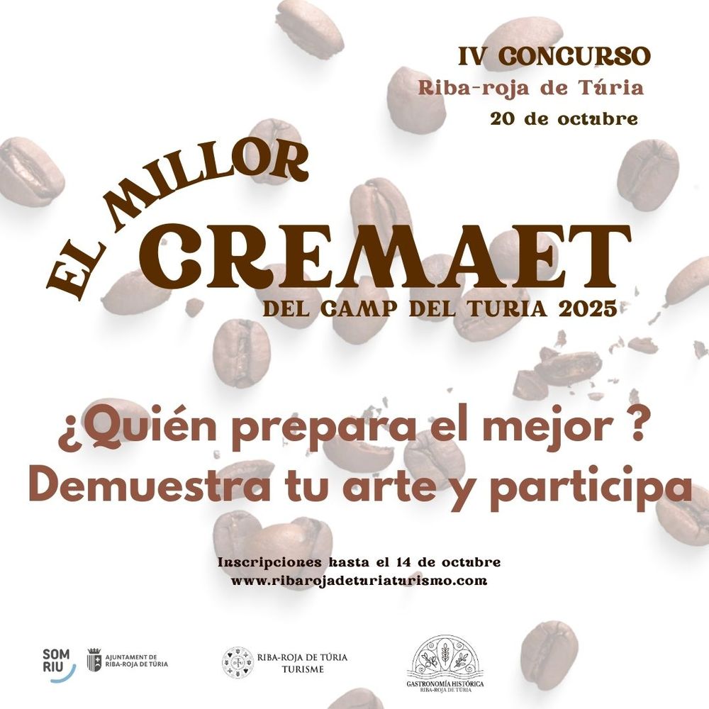 Riba-roja de T�ria convoca el IV Concurso 'El Mejor Cremaet del Turia'