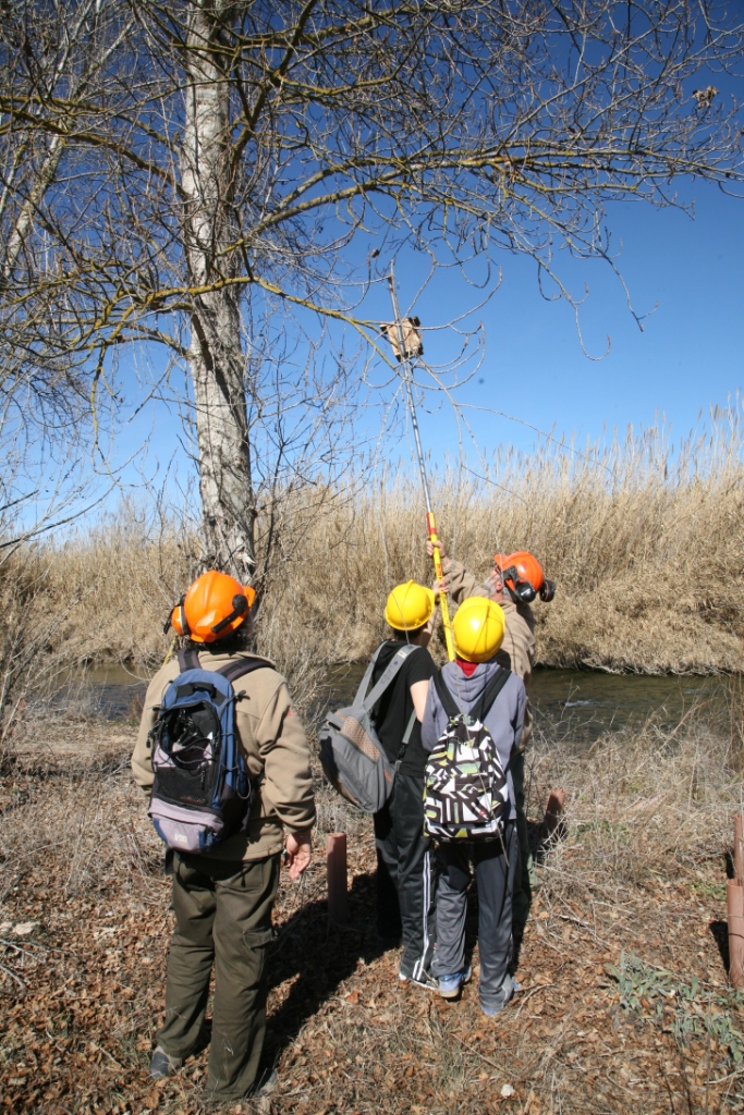 Los alumnos del IES El Quint participan en el Proyecto Riu T�ria, Aula Integral