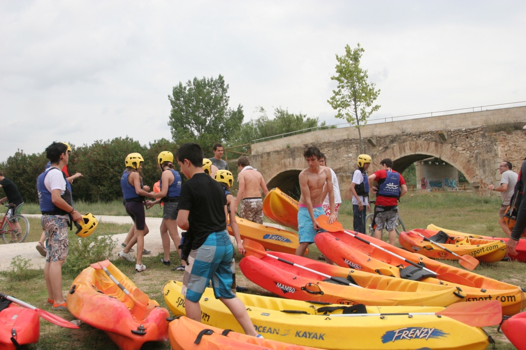 Los alumnos del IES El Quint participan en el Proyecto Riu T�ria, Aula Integral