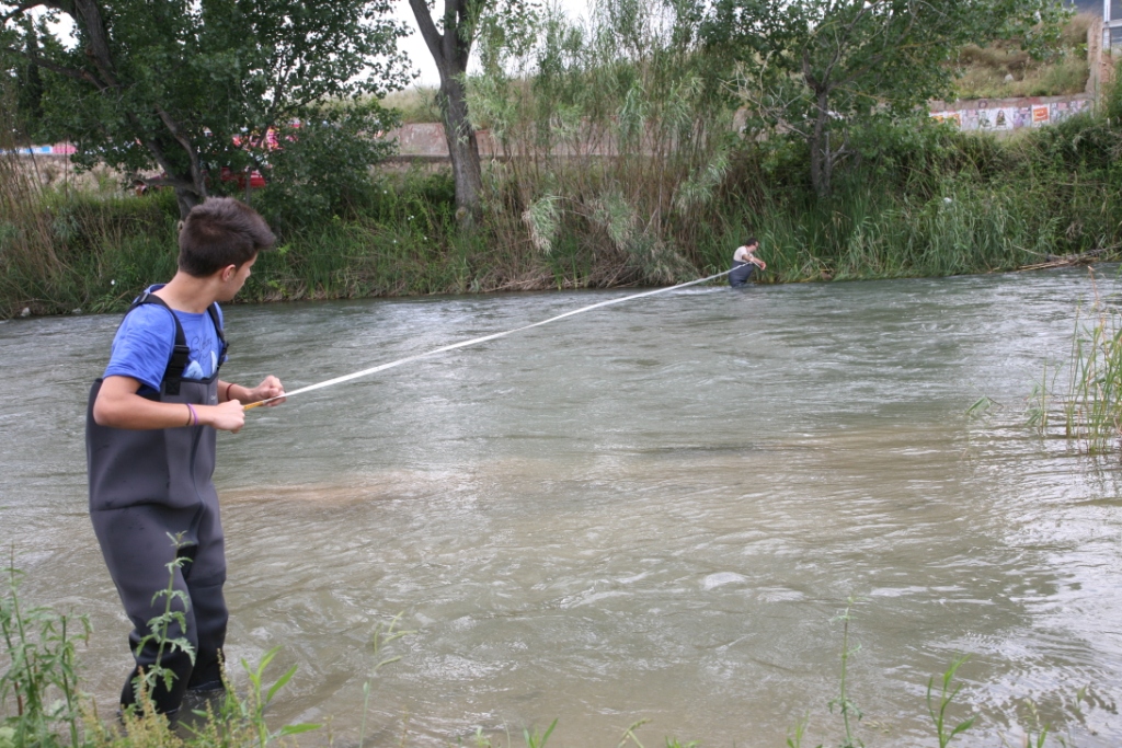 Los alumnos del IES El Quint participan en el Proyecto Riu T�ria, Aula Integral