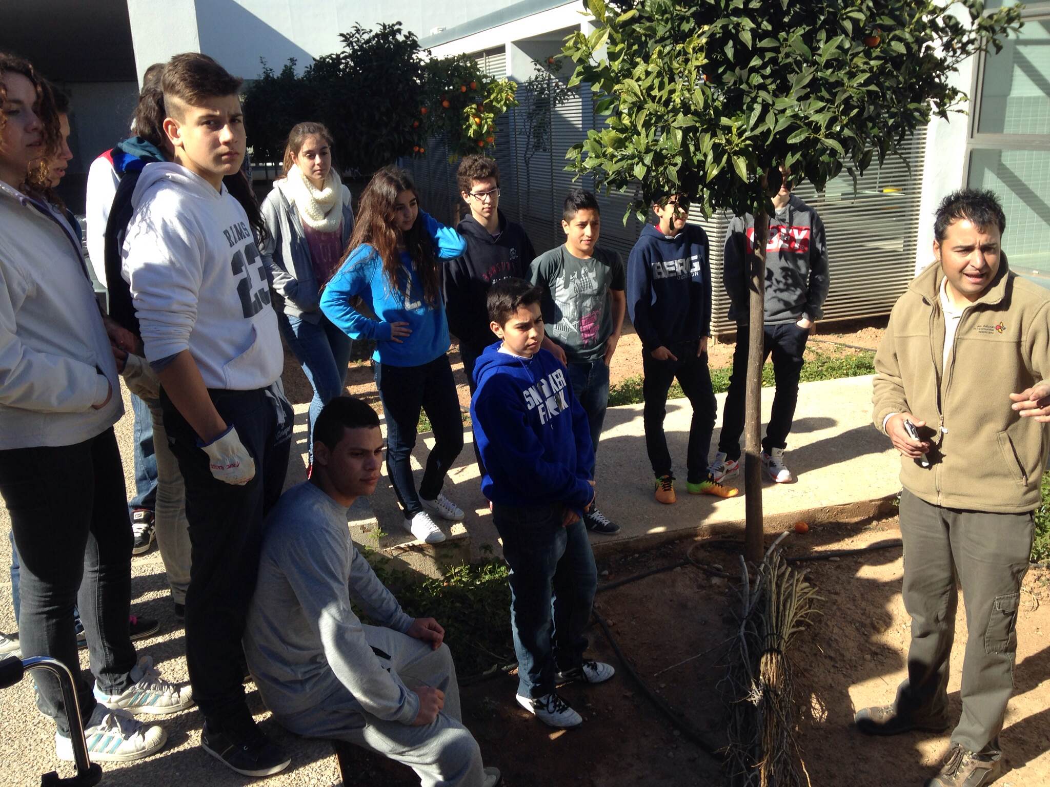 Los alumnos del IES El Quint participan en el Proyecto Riu T�ria, Aula Integral