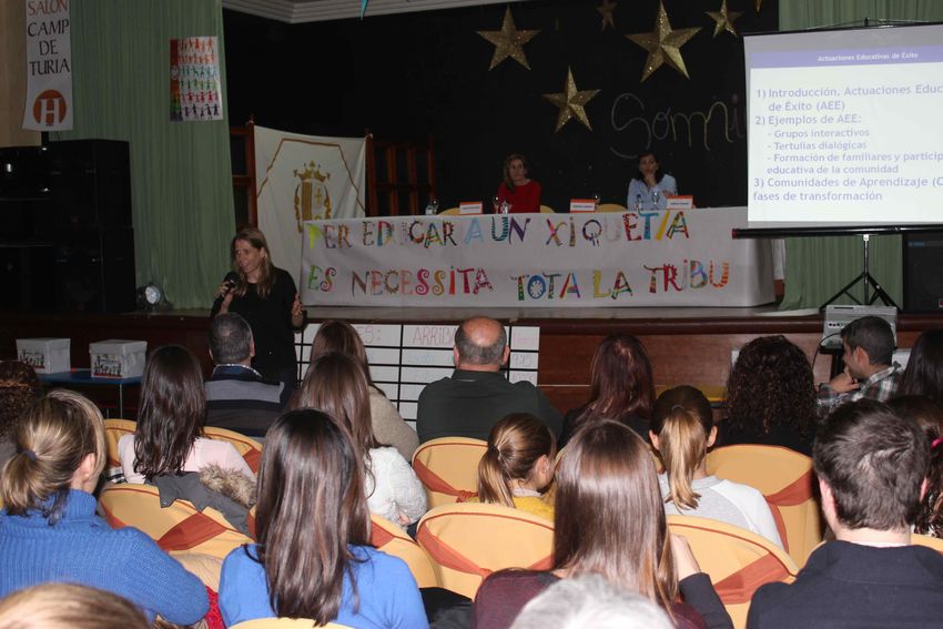 El colegio Camp de turia se convierte en comunidad de aprendizaje