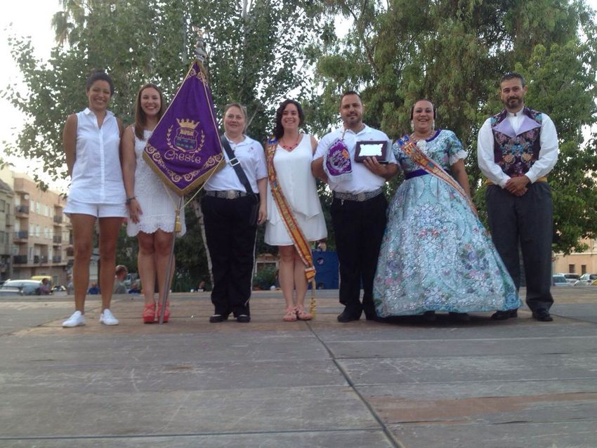 La Falla Plaza de la Constituci�n de Riba-roja de T�ria celebra el VI Certamen de Cornetas y Tambores