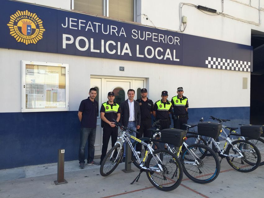 Les bicicletes de la policia local de Riba-roja de Tria compten amb un nou sistema de frenada