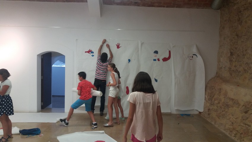 Taller de creativitat ast�stica impartit per Toni Cucala