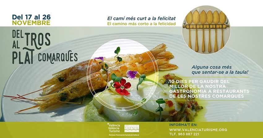 Dos restaurantes de Riba-roja participan del programa Del Tros al Plat impulsado por Val�ncia Turisme�