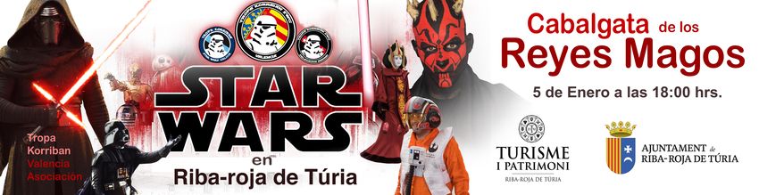 Els mtics personatges de Star Wars desfilaran en la Cavalcada de Reis de Riba-roja el prxim 5 de gener