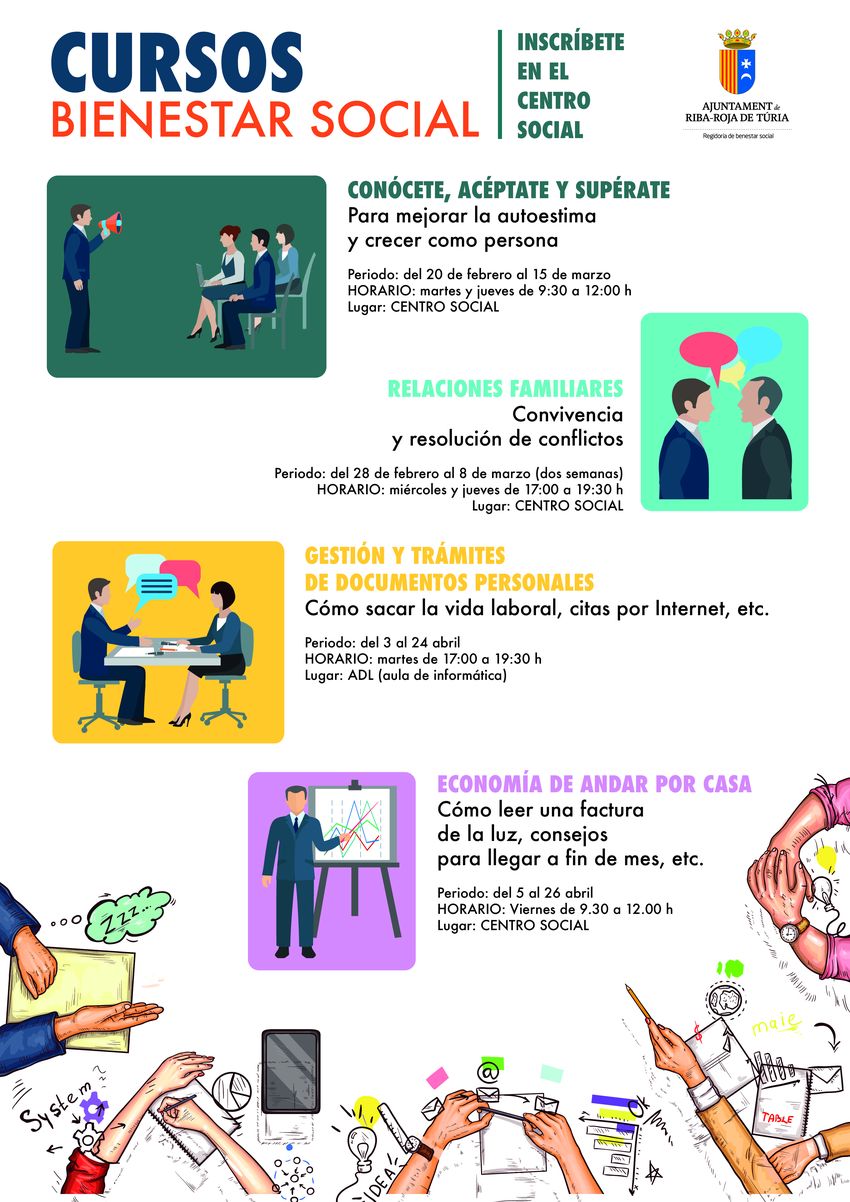 Nuevos cursos de Bienestar Social