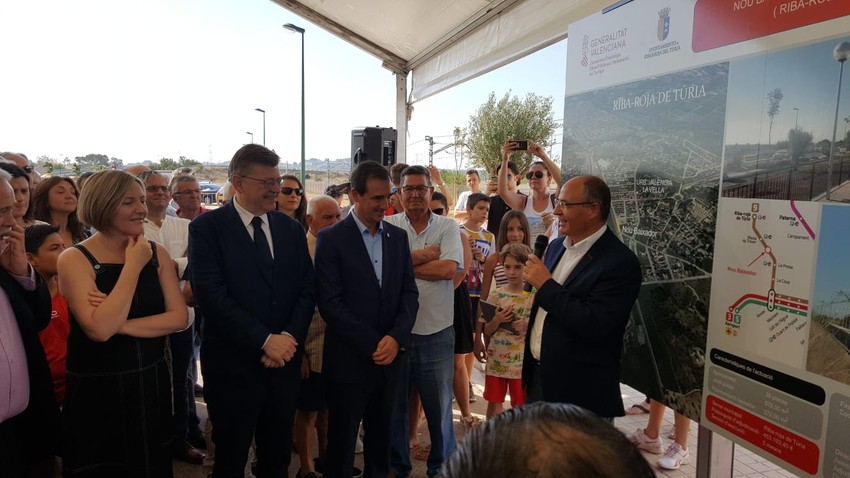 Riba-roja de T�ria dispondr� de una parada de metro en el centro urbano en la pr�xima legislatura