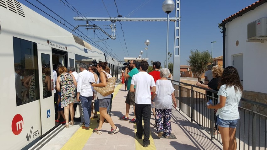 Riba-roja de T�ria dispondr� de una parada de metro en el centro urbano en la pr�xima legislatura