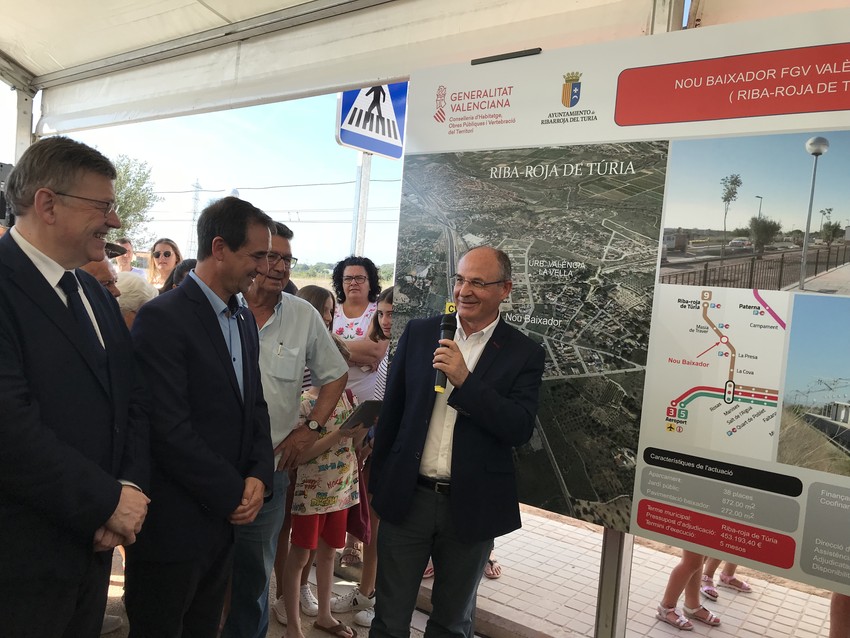 Riba-roja de T�ria dispondr� de una parada de metro en el centro urbano en la pr�xima legislatura