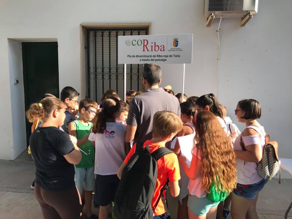 Ms de 250 escolars de 4 de primria de Riba-roja de Tria se sumen a l'acte per motiu de la Setmana Europea de la Mobilitat Sostenible