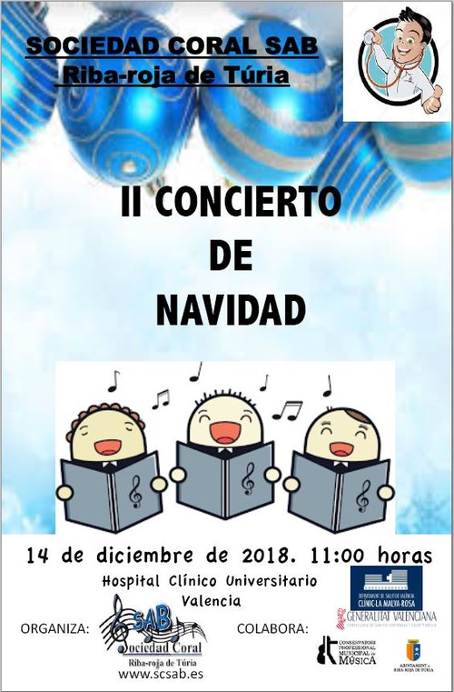 Concerts de Nadal 2018 de la Societat Coral SAB de Riba-roja de Tria