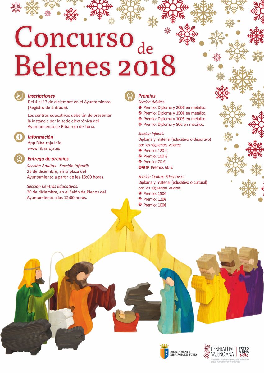 L'Ajuntament de Riba-roja de Tria convoca una nova edici del tradicional concurs de Betlems 2018